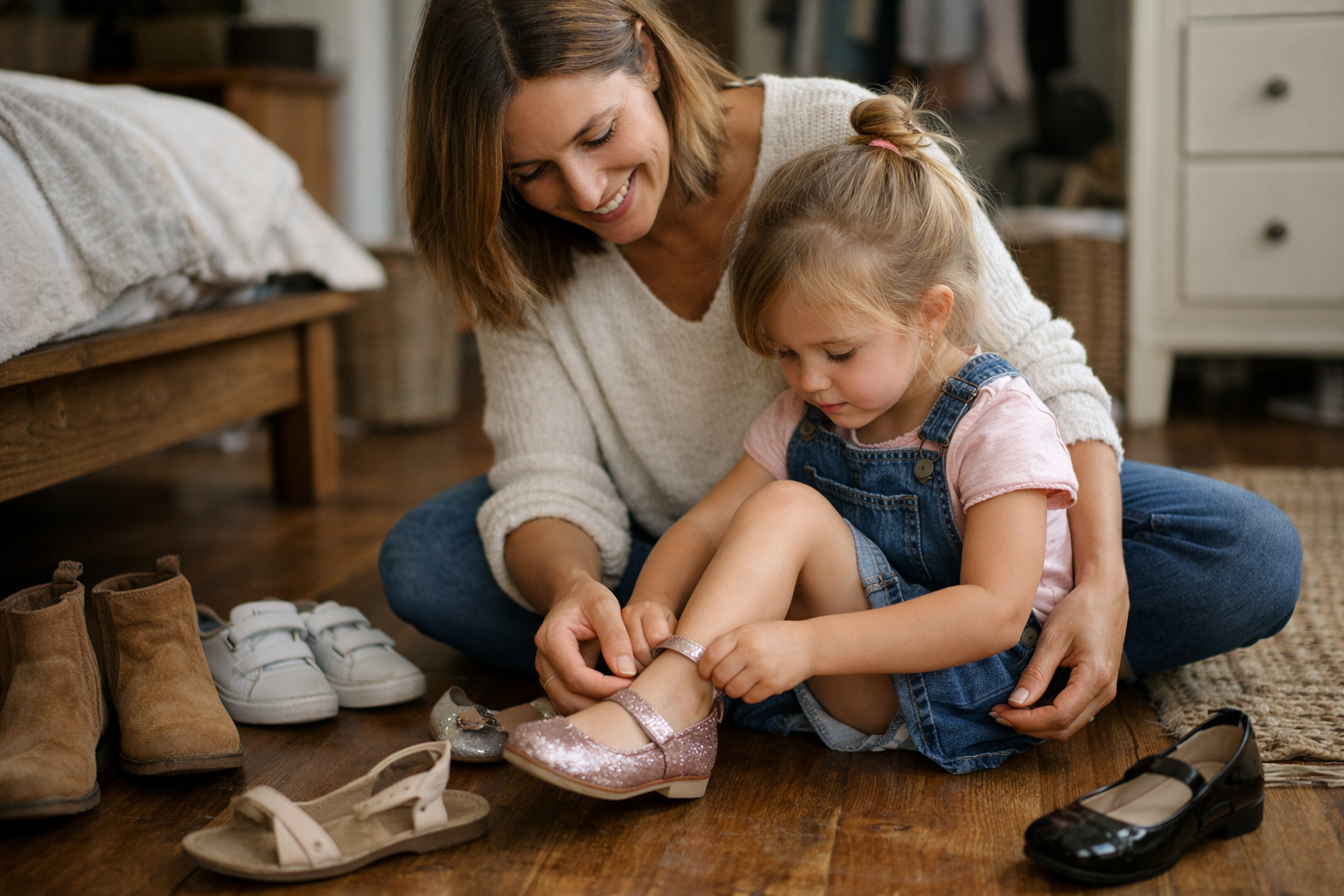 Nen�padn� varovn� znaky, �e die�a potrebuje nov� top�nky